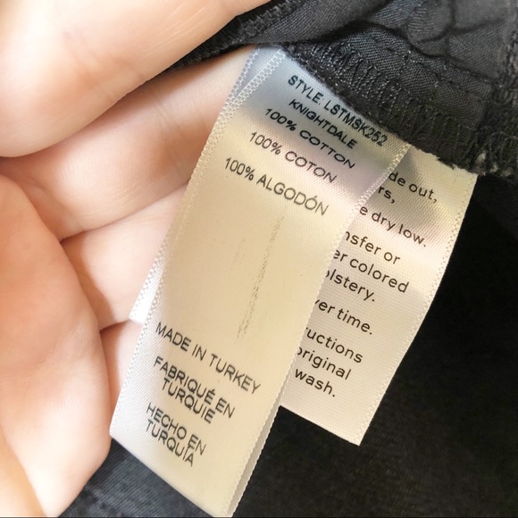 Frame | Le Studded Black Denim Mini Skirt Sz 28/6 - Picture 6 of 8